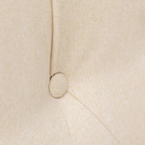 Mid Century Wingback Recliner Chair for Adults, Modern Linen Fabric Push Back Recliner Chairs with Button Tufted Upholstered Back & Footrest, Manual Recliner Chais for Living Room, Nursery, Beige BALIAA