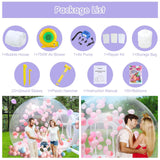 FBSPORT Inflatable Bubble House 10FT, Bubble House Dome Inflatable with 750W Air Blower for Kids and Adults Includes 100 Balloons, TPU Bubble Tent for Indoor and Outdoor Backyard FBSPORT