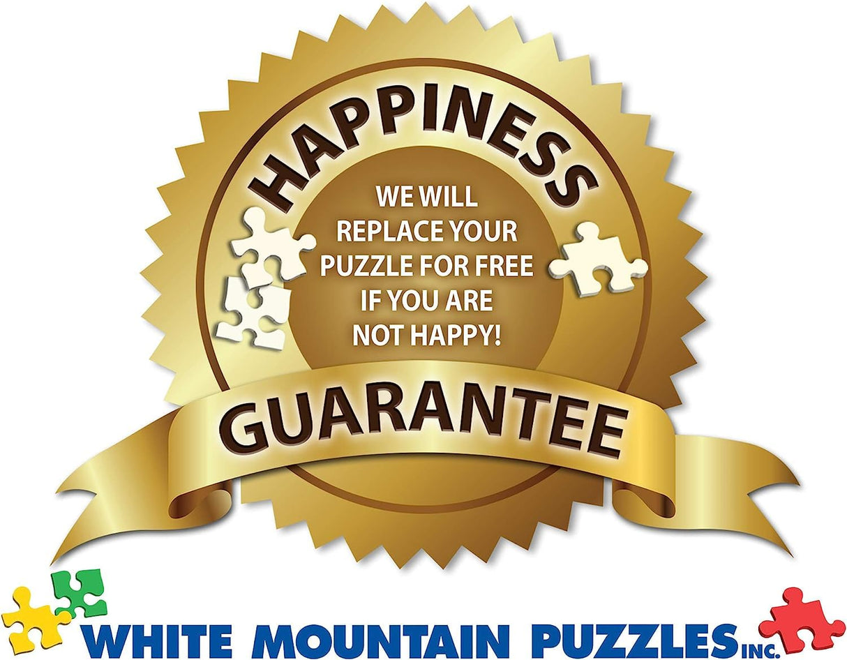 White Mountain Puzzles Television History - 1000 Piece Jigsaw Puzzle White Mountain