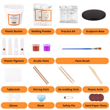 HTVRONT Hand Casting Kit Couples - Plaster Hand Mold Casting Kit with Practice Kit for Family, Valentines Day Gift for Men & Women Sculpture Hand Molding Kit, Anniversary Birthday Wedding Gift HTVRONT