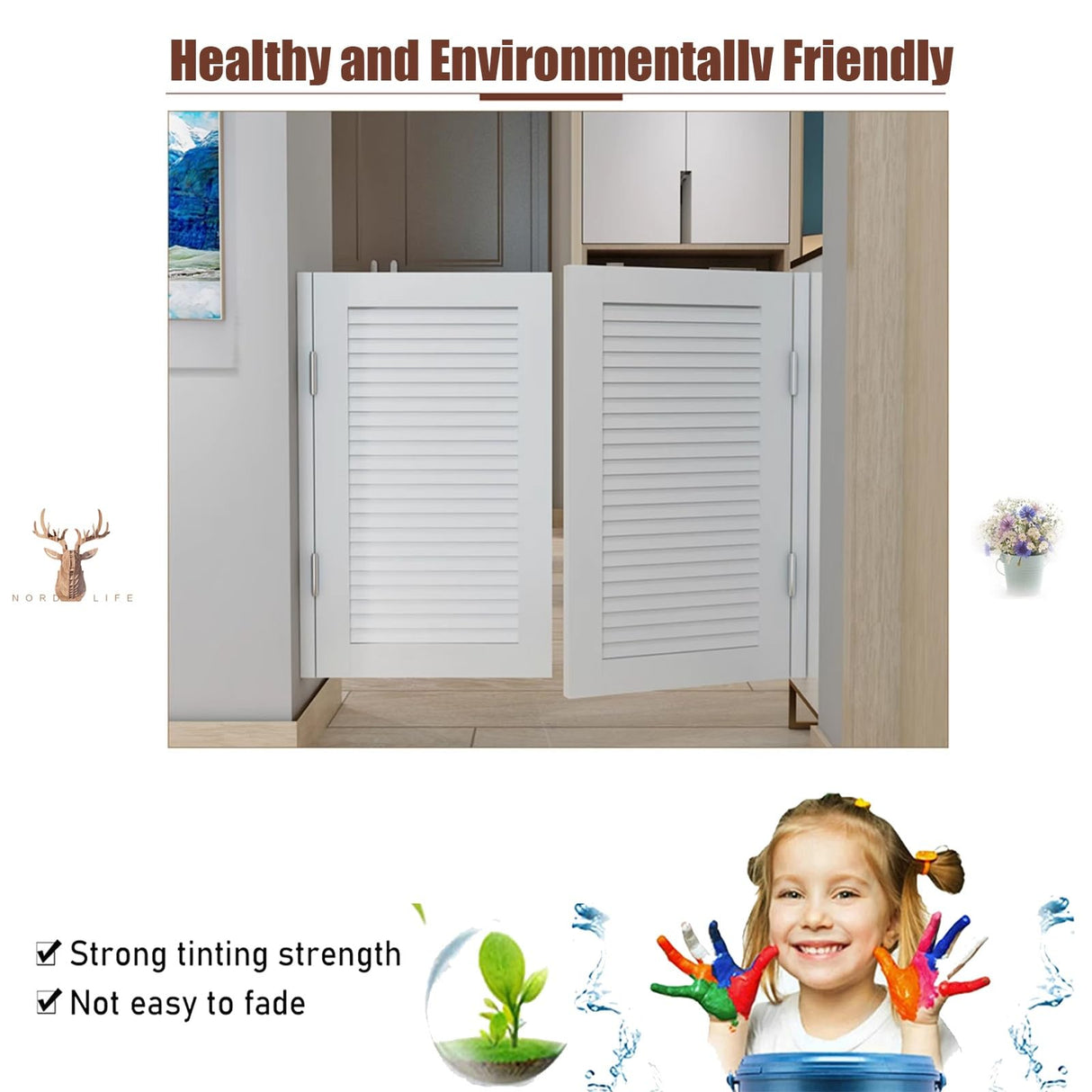 Swinging Door Cafe Door Indoor Solid Wood Saloon Door Saloon Doors Swinging, Solid Wood Swinging Cafe Doors, Saloon Style Bar Door with Hinges, Counter Entrance Pub Café Swing Door Gate, Customizable ENWINDXS