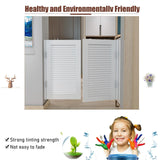 Swinging Door Cafe Door Indoor Solid Wood Saloon Door Saloon Doors Swinging, Solid Wood Swinging Cafe Doors, Saloon Style Bar Door with Hinges, Counter Entrance Pub Café Swing Door Gate, Customizable ENWINDXS