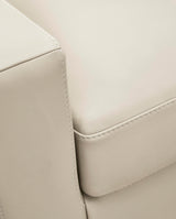 Signature Design by Ashley Treasure Trove Contemporary Leather Match Sofa, Beige Signature Design by Ashley