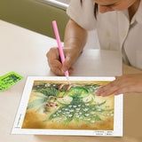 AiYuanzsh 5D Special Shape Diamond Art Kits for Beginners, Butterfly Fairy Diamond Art Painting Kits for Adults, Crystal Rhinestones Diamond Art Painting for Home Wall Decoration Gift 12×12 inch AiYuanzsh