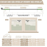 TANGWIN Wood Curtain Rods for Windows 48 to 84 Inch(4-7Ft),1 Inch Adjustable Curtain Rod,Rustic Wooden Curtain Rod,Decorative Deer Drapery Rods,Single Window Curtain Rods 36-88",Brown Wood Grain TANGWIN