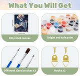 Ceiomez DIY Skull Paint by Numbers Kit for Adults, Skeleton Paint by Numbers for Adults, Halloween Adult Paint by Number Kits on Canvas for Home Decor Gift Art Work 16x20in Ceiomez