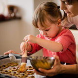 Pastry Brushes for Baking Basting Brush with Boar Bristles and Beech Hardwood Handles Culinary Oil Brush for Barbecue Butter Grill BBQ Sauce Baster Marinade Kitchen Food Cooking Brushes (1/1.5-4PCS) FurRain