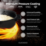 CUCKOO Heating Pressure Cooker & Warmer – 12 built-in programs, Glutinous (white), Mixed, Brown, GABA rice, and more, 10 cups CUCKOO