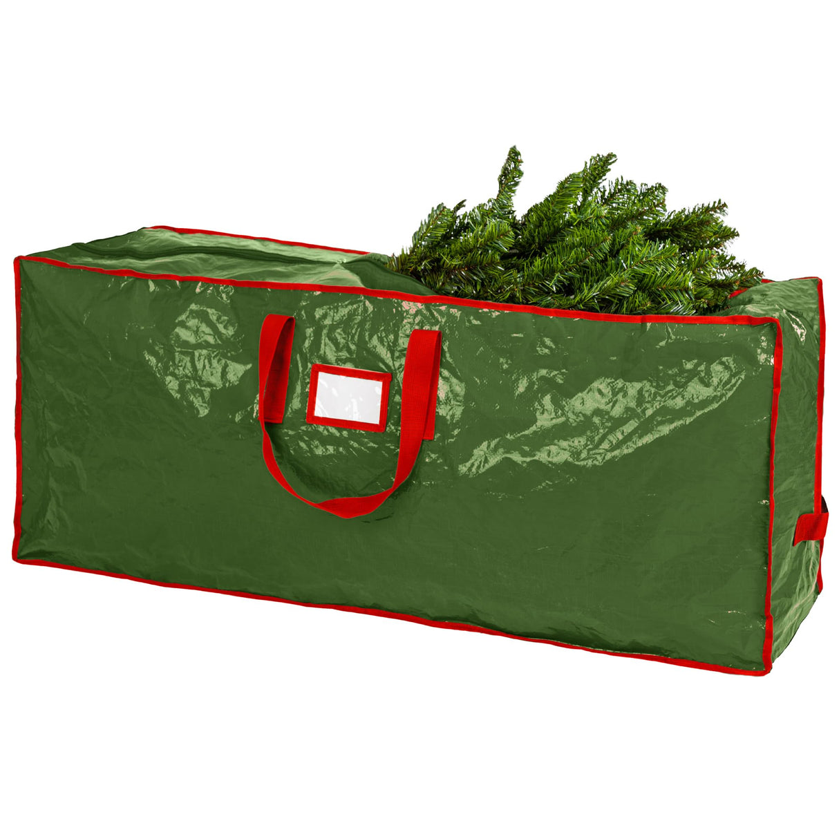Handy Laundry, Christmas Tree Storage Bag - Stores 7.5 Foot Artificial Xmas Holiday Tree, Durable Waterproof Material, Zippered Bag, Carry Handles, Protects Against Dust, Insects and Moisture. Handy Laundry