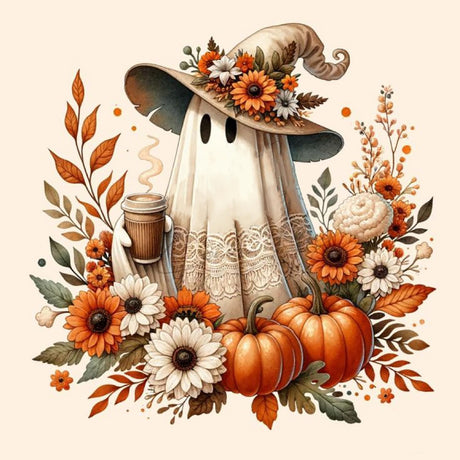 RYMILIE Halloween Diamond Art Kits for Adults- Fall Diamond Art Kits for Beginners-DIY 5D Pumpkin Diamond Painting Kit for Home Wall Decor Gifts【11.8x11.8inch】 RYMILIE