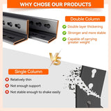 Notmise Metal Garage Shelving Unit, Heavy Duty 6-Tier Adjustable Storage Rack, Steel Shelving,2000 lbs Capacity, Industrial Shelves for Heavy Tools and Equipment (6-Tier 78" H x 36" W x 16" D) Notmise