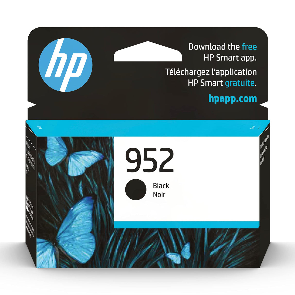 HP 952 Black Ink Cartridge | Works with HP OfficeJet 8702, HP OfficeJet Pro 7720, 7740, 8210, 8710, 8720, 8730, 8740 Series | Eligible for Instant Ink | F6U15AN HP
