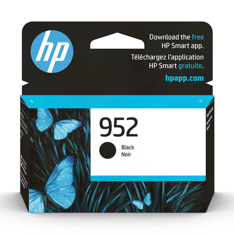 HP 952 Black Ink Cartridge | Works with HP OfficeJet 8702, HP OfficeJet Pro 7720, 7740, 8210, 8710, 8720, 8730, 8740 Series | Eligible for Instant Ink | F6U15AN HP