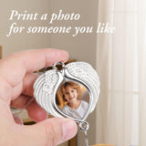 ALLMKPY Memorial Gifts for Lost Loved One Sublimation Photo Ornament Crystal Ball Sun Catcher, in Loving Memory Sympathy Bereavement Grief Funeral Condolence Thanksgiving for Mom Dad Friend ALLMKPY