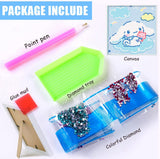 PERFECTSIGHT Cute 5D Diamond Art Kits with Wooden Frame, Kawaii DIY Painting Art for Adults Teen, Diamond Arts and Crafts Sets, Big Gem Full Drill Diamond Dots for Women Beginners (Space Astronaut) PERFECTSIGHT