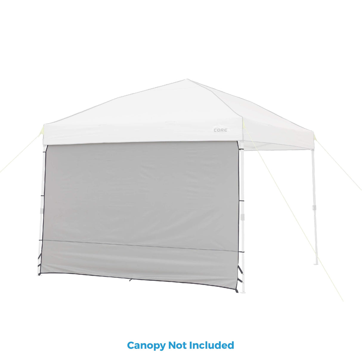 CORE Removable Sun Wall for Straight Leg Canopy Gazebo, Accessory Only, 10 ft x 10 ft CORE