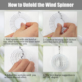 WindMage 12 Pack 3inch Sublimation Wind Spinner Blanks 3D Aluminum Metal Wind Sculpture Kinetic Spinners for Yard Garden Indoor Art Ornaments Xmas Hanging Decoration (Floral) WindMage