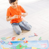 Melissa & Doug USA Map Floor Puzzle - 51 Pieces (2 x 3 feet) - FSC Certified Melissa & Doug