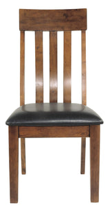 Signature Design by Ashley Ralene Rake Back 19" Dining Room Chair 2 Count, Medium Brown Signature Design by Ashley