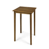 Christopher Knight Home Teresa Outdoor Minimalist Acacia Wood Square Bar Table Teak Finish Christopher Knight Home