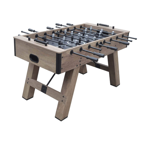 Hathaway Braxton 55-in Competition Foosball Table, Arcade Table Soccer, Perfect for Family Game or Recreation Rooms, Includes (2) 36-mm ABS Foosballs and Built in Ball Returns Hathaway