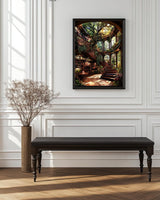 Luckyrichrui Book Diamond Art Kits for Adults, 5D Diamond Painting Kit for Beginner, DIY Full Drill Landscape Diamond Art, Home Wall Decor 11.8x15.8 Inch Luckyrichrui