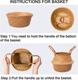 Ferrgoal Artificial Plants, 5 Ft Dracaena Tree Faux Plants Indoor Outdoor Decor Fake Tree with Woven Seagrass Basket Plants for Home Decor Office Living Room Porch Patio Housewarming Ferrgoal