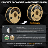 OVERTURE PETG Filament 1.75mm, 3D Printer Filament, 1kg Filament (2.2lbs), Dimensional Accuracy Probability +/- 0.02 mm, Fit Most FDM Printers (Black (1-Pack)) OVERTURE