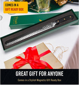 SliceX Brisket Slicing Knife – 12" BBQ Knife, Brisket Knife, Grilling Gifts For Men – Razor Sharp German Steel, Full Tang, Ergonomic Handle Bright Hobby