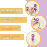ORIGACH 6 Pcs Cross Stitch Bookmark Kit for Beginner Dragon Pattern Stamped Embroidery Stitch Kits for Starter DIY Bookmarks Printed Cross Stitch Kits with 13 Colors Embroidery Floss ORIGACH