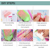 Diamond Art Kits for Adults - Beach Full Round Drill Diamond Painting Kit with Tools - 5D DIY Embroidery Craft Kits for Home Decor Gift- 12”x16” Amphol