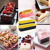 LNYZQUS Aluminum Foil Mini Loaf Pans With Lids 50 Pack, 6.8oz Rectangle Baking Cups Muffin Tins,Disposable Baking Tins Mini Baking Pans Holders For Mini Cake Bread -Black In Gold LNYZQUS