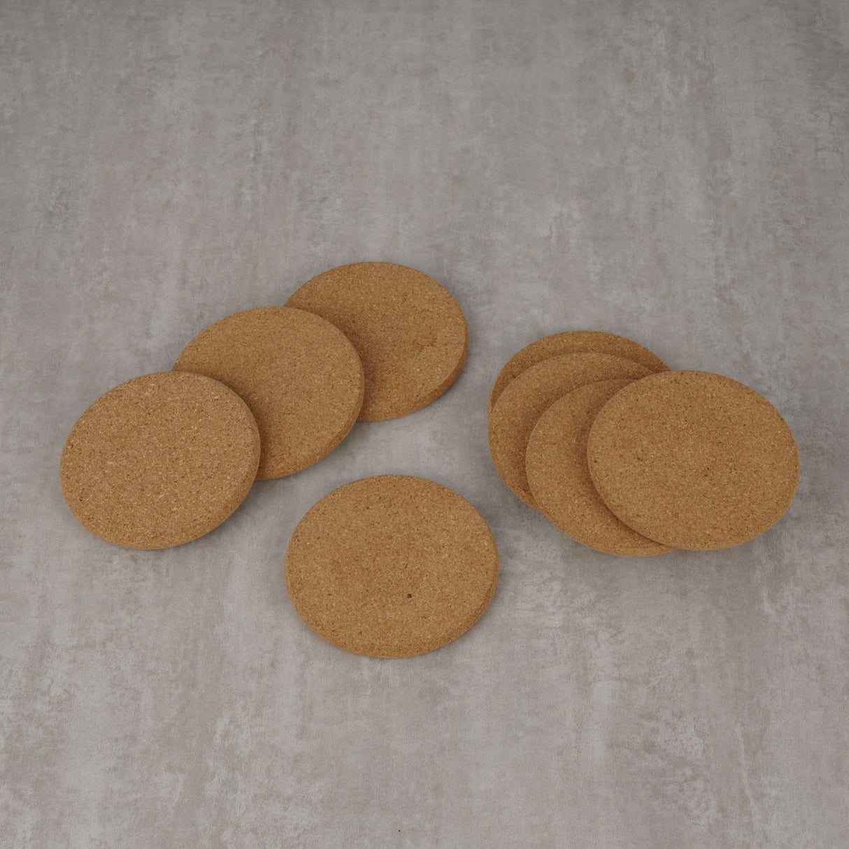 8 Pcs Drink Coasters with Holder, Thicker Cork Coasters for Drinks Absorbent for Coffee Table Wooden Coaster Set Tabletop Protection Cup Mat Bar Kitchen Living Room House Home Decor Housewarming Gift Adorever