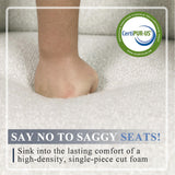 RoyalCraft Swivel Accent Chair Set of 2, Fully Assembled Round Barrel Chairs, Oversized Upholstered Armchair with 360-Degree Base, Modern Club Chair for Living Room, Bedroom, Office, Griege RoyalCraft