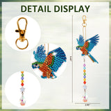 6 Pcs Diamond Painting Wind Chimes Rhinestone Hummingbird Diamond Art Suncatcher Double Sided 5D DIY Diamond Painting Kits for Adults Christmas Ornament Best Gifts for Mom VYRANA