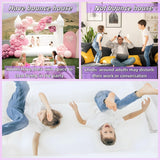 15ft White Bounce House for Adults Kids, 100% PVC Commercial Bounce House with Slide&Ball Pit, Adult Bounce House with Blower, Inflatable Balloon Bubble House Wedding Party, Up to 1000LB, 15x15x10FT Relunch