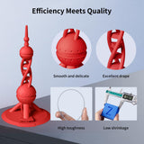 ANYCUBIC High Speed 3D Printer Filament 1.75mm Bundle, Rapid PLA Filament with High Prints Quality, Dimensional Accuracy +/- 0.02mm, 1KG Reusable Spool, 4KG Black +White + Blue + Red ANYCUBIC