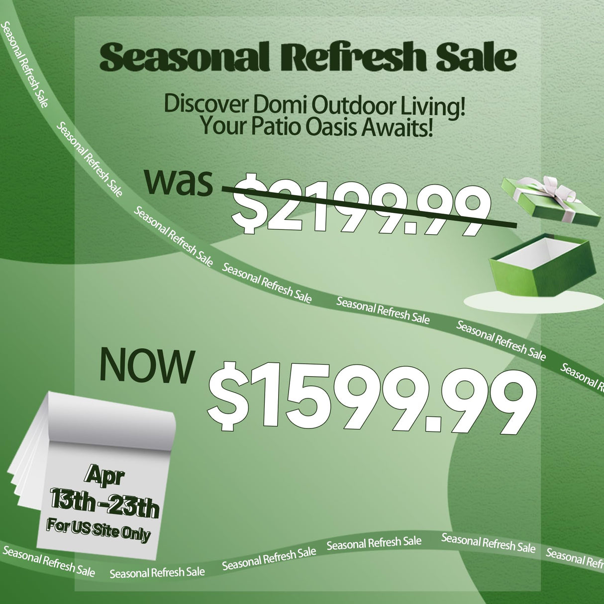 Domi Louvered Pergola 10X13FT, Wood Grain Aluminum Pergola with Adjustable Roof, Wood Looking Alunimun Frame, Efficient Drainage System, Outdoor Pergola for Patio, Deck, Garden domi outdoor living