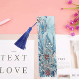 Generic 5D Diamond Painting Notebook and Bookmark Kits Butterfly Among Flowers Cover Leather Special Shaped Journal Sketchbook Crystal Diamond Art Hardcover Dairy Book Festival Birthday Gift 21x15cm Generic