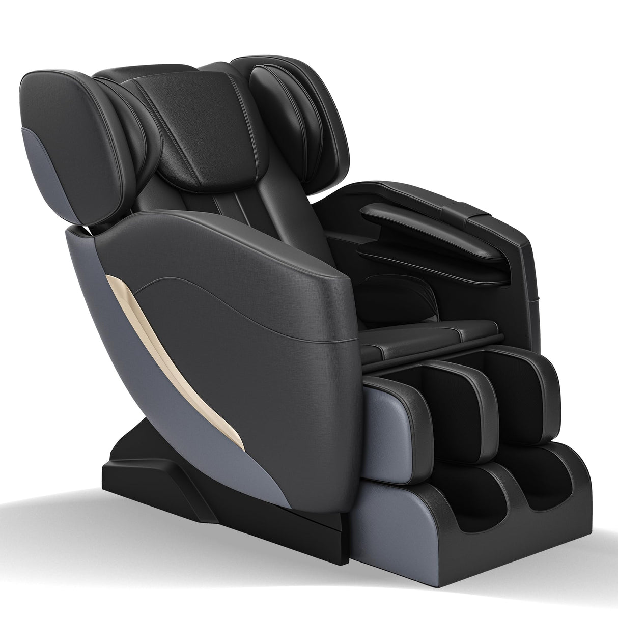 SMAGREHO 2025 Massage Chair Full Body, Zero Gravity Recliner with 6 Auto Modes, Foot Massage, Heating, Bluetooth, Black SMAGREHO