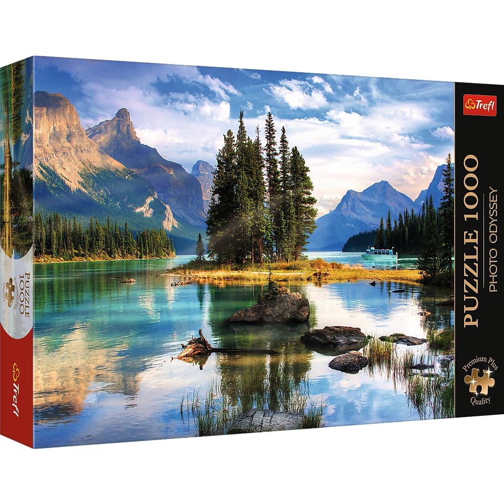Trefl Spirit Island, Canada 1000 Jigsaw Puzzle Premium Plus Photo Odyssey 27"x19" Unique Photographic Series, Perfect Matching of Elements, for Adults and Children from 12 Years Old Trefl