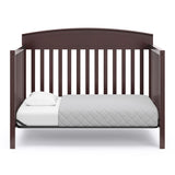 Graco Benton 5-in-1 Convertible Crib (Espresso) – GREENGUARD Gold Certified, Converts from Baby Crib to Toddler Bed, Daybed and Full-Size Bed, Fits Standard Full-Size Crib Mattress Graco