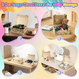 Large Unfinished Wooden Boxes Set of 2 Sizes Wood Box with Hinged Lid – Large Wooden Boxes– Keepsake Memory Boxs- for DIY Crafts, Gifts, Jewelry,Wedding and Storage – Handcrafted Box HIPNOOK