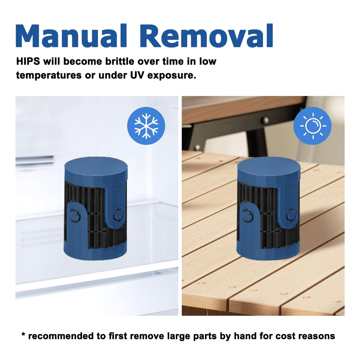 YXPOLYER HIPS Filament 1.75mm 3D Printer Filament 1KG, High Impact Polystyrene Soluble Support Filament for ABS, Dissolvable for Complex Models, Easy Dissolution with Limonene yxpolyer