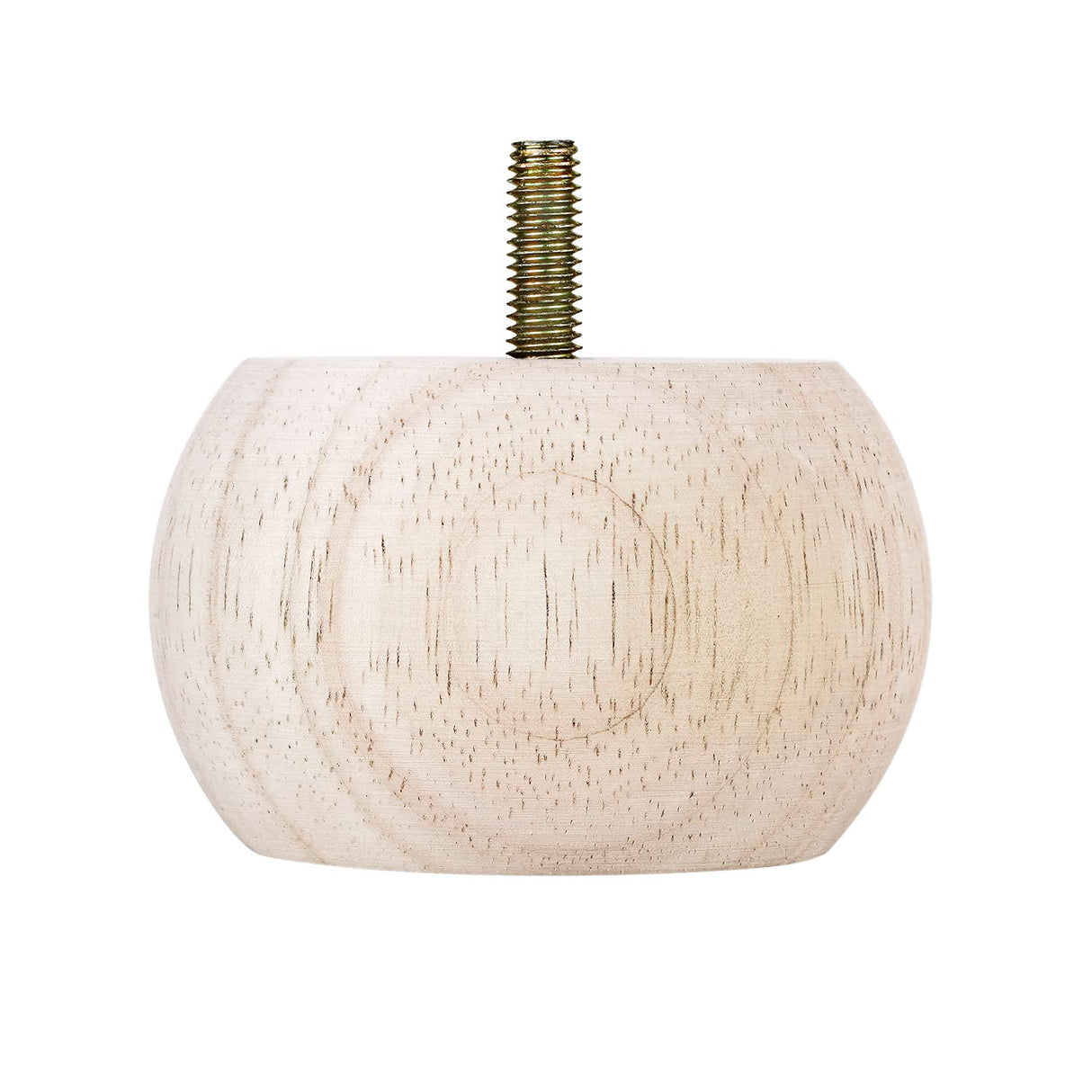 Michanco 2 Inch Bun Feet for Furniture Set of 4 Unfinished DIY Wood Furniture Legs for Couch Sofa Ottoman Michanco