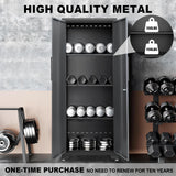 TCE Storage System, 9-Pcs Workshop Set, Included Steel Drawers Rolling Chest, Heavy Duty 9Pcs Metal Cabinets, Perfect for Organizing Garage and Tools, Black/Grey TCE