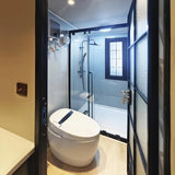 Folding Prefab Tiny Home for Sale Container House, Features 2 Bedroom, 1 Kitchen and Bathroom, Expandable Portable Modular Tiny House to Live in for Adults, Prefabricated Mobile Homes for Sale Generic