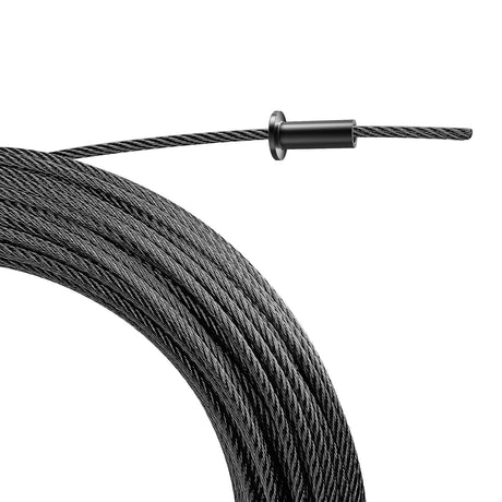 BLIKA 120 Pack Black Stainless Steel Protector Sleeves for 1/8" Deck Cable Railing, for Wood/Composite Posts, T316 Marine Grade, Black Cable Railing Protector Sleeves BLIKA