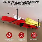 Colinktool Adjustable Garage Ceiling Storage Racks, Garage Overhead Storage Bracket,Ceiling Mounted Heavy-duty Garage Storage Shelves,33 in. x 34 in,200lbs Weight Capacity Colinktool