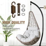 EATAKWARD Hammock Chair Ultimate Hanging Kit 500lbs Brown EATAKWARD